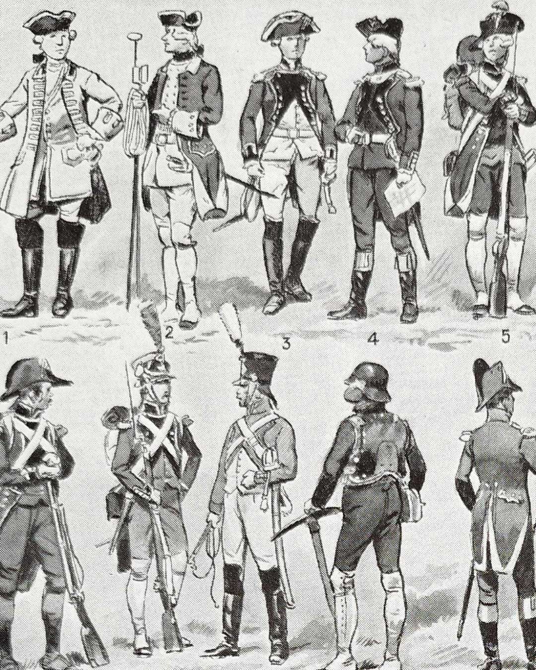 génie, uniforme et tenues, planche originale de 1948