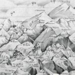 hauteurs, montagnes et monuments, planche technique 1948